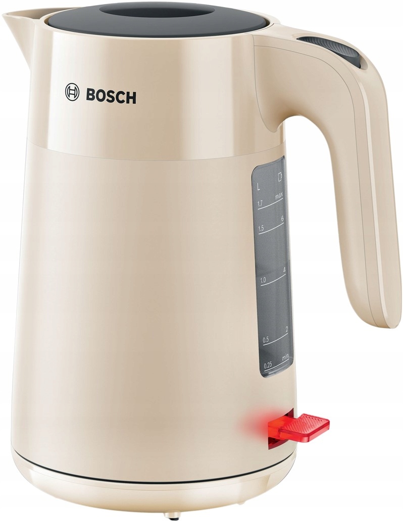 BEZKÁBLOVÁ RÝCHLA KANVICA BOSCH TWK2M167 BÉŽOVÁ 1,7 l 2400 W